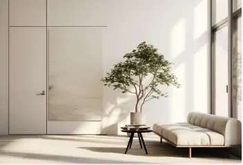 Salon style japonais minimaliste