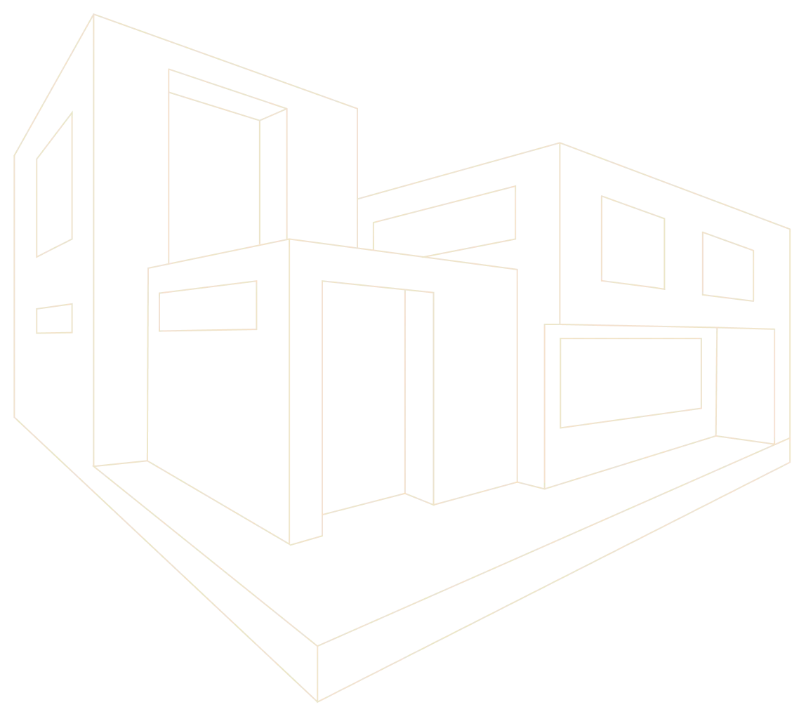 Croquis d'un bâtiment moderne